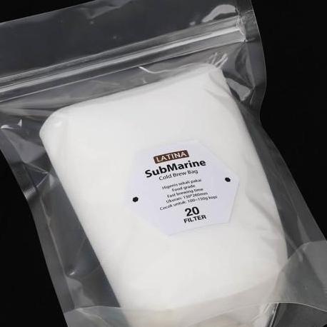 Latina Submarine Cold& Hot Brew Coffee Filter 25Cups X20 Filter