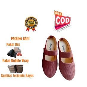Garansi Sepatu Selop Wanita Slip On | Sepatu Selop Flat Rajut Wanita