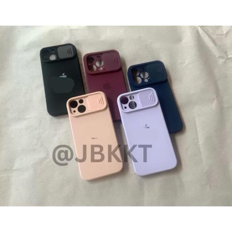 CUCI GUDANG SLIDE CAMERA SILICONE CASE ANTI NODA IPHONE 15 PRO MAX 14 13 12 11 XS MAX XR X XS PLUS K