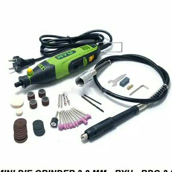 Mini Die Grinder Ryu Rdg3.2 / Mini Drill Rdg 3.2 / Mini Grinder / Mesin Bor Mini / Bor Tuner / Mesin