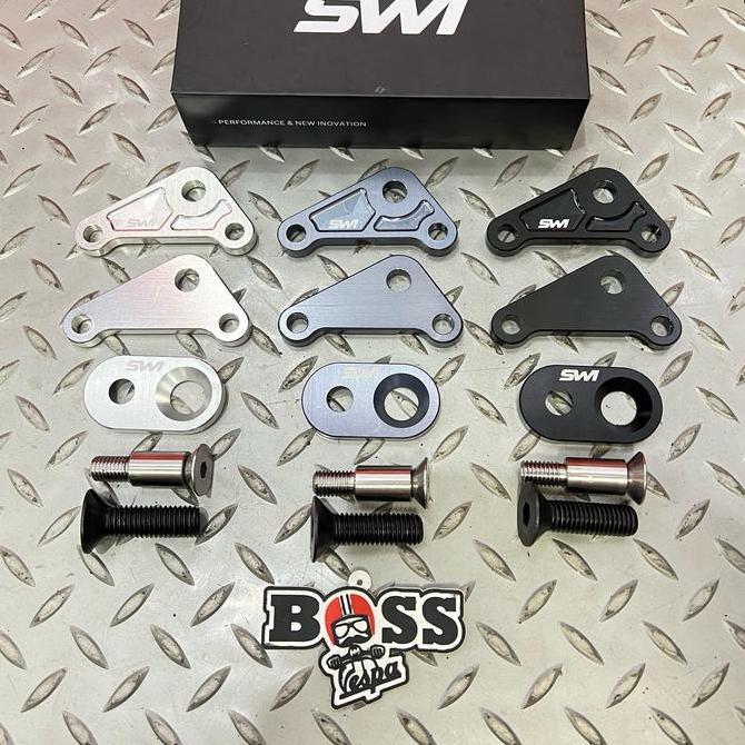 WAKEDEWE Lowering Kit SWI CNC Vespa GTS GTV HPE