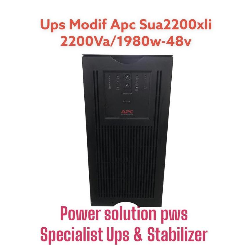 UPS MODIF SMART UPS APC SUA2200XLI 2200VA / 1980W - 48V