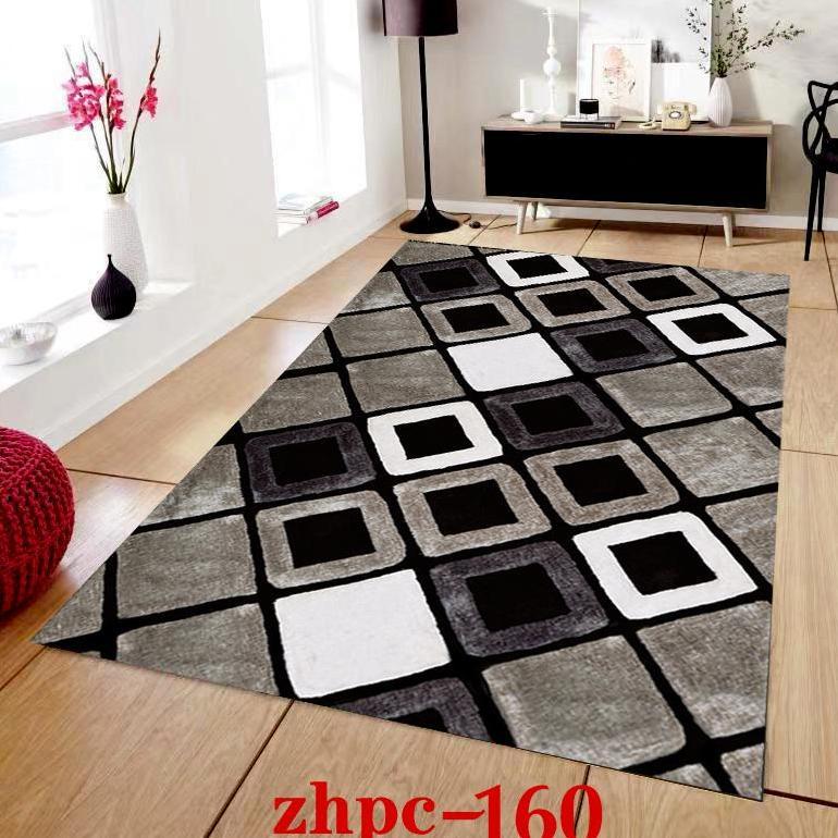 Hj-64 Karpet Lantai Eropa 210X160Cm Import Polyster - Antislip Hj-64