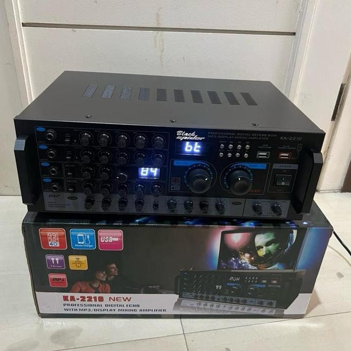 AMPLIFIER BLACK SPIDER KA 2210 AMPLI BLACKSPIDER KA2210 Original