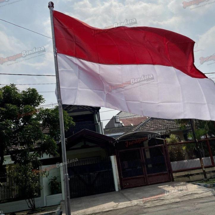 Paket Tiang Bendera Rumah + Bendera