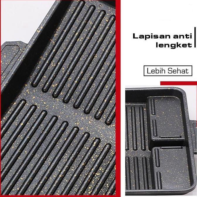 Altwood- Panggangan Kotak Gsf - 4517 / Yakiniku Grill Pan / Grill Pan Anti Lengket / Alat Bakar Dagi