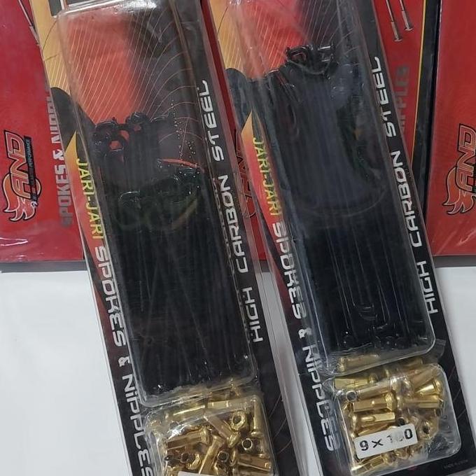 Jari jari Hitam Matic Ring Velg 14 Khusus Ukuran 89x130 Beat,Vario,Mio,Scoopy Set/Sepasang