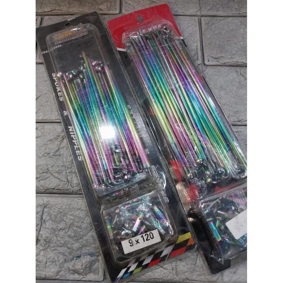 jari Jari Pelangi Mio Mio Soul Mio Sporty,Mio Smail Mio M3 Ring 17 Harga Set/Sepasang Depan Belakang