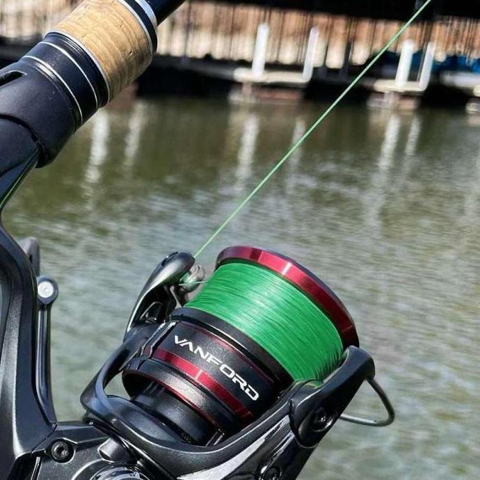 TaffSPORT Senar Tali Benang Pancing Fishing Line Super PE Braided 300M X12 Senar Speckle Kuat Paling