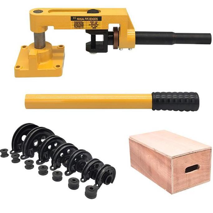 DISSORDE Alat Bending Pipa Manual Bending Pipa Besi Alat Pembengkok Besi Beton Alat Bengkok Besi 10-
