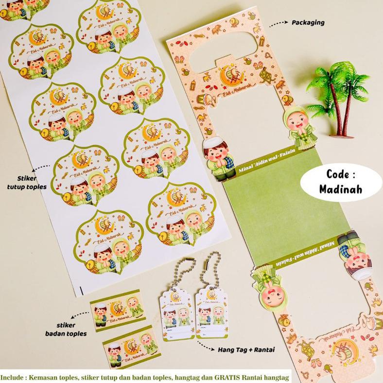 ZARELL READY - 10SET KEMASAN TOPLES 400ML HAMPERS RAMADHAN / LEBARAN / EID MURAH