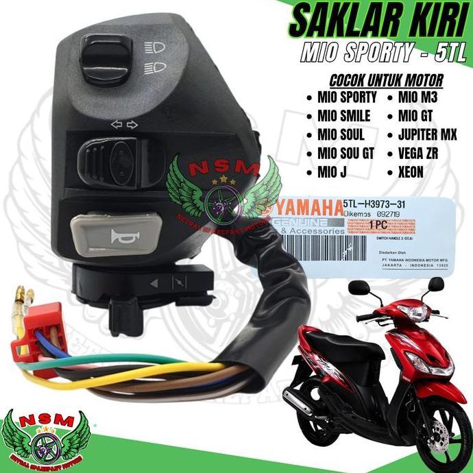 Yuk,Cod,Bisa- Saklar Kiri Mio Sporty + Saklar Kanan Yamaha Mio / Mio Smile Sporty / Mio Soul / Mio M