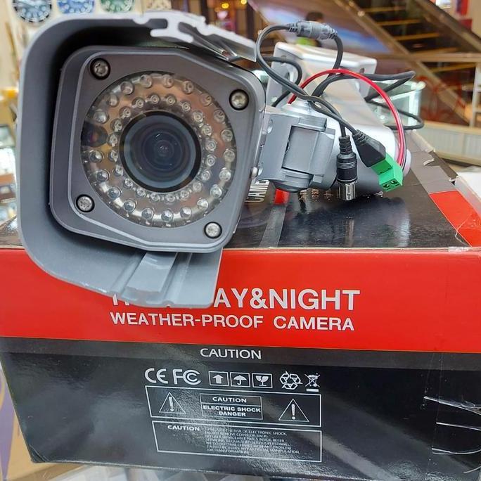 Kamera Cctv Outdoor Analog Lens Zoom Buat Dvr Lama Bodi Full Metal