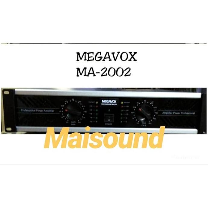 POWER AMPLI MEGAVOX MA 2002 AMPLIFIER MEGAVOX MA2002