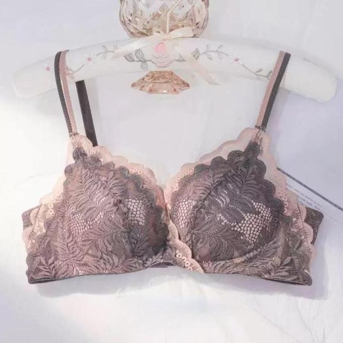 Wkwkwk- Bra/Bh Wanita 809 Ukuran 32-38 Dengan 4 Warna Pakaian Dalam Wanita Bahan Cawan Buih Tebal - 