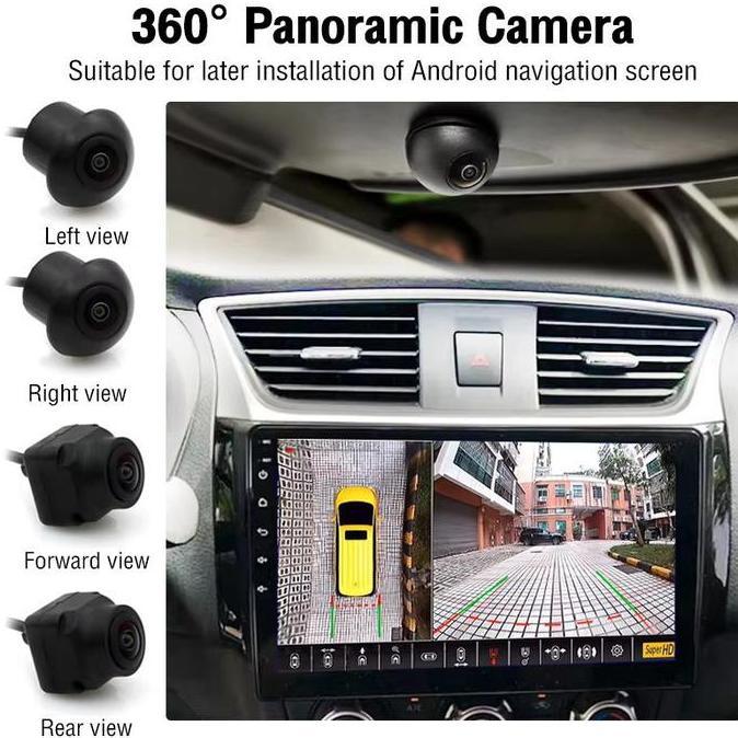 Kamera 360 Parkir Mundur Mobil Moving Camera Ahd 360 1080P 3D Hu Android