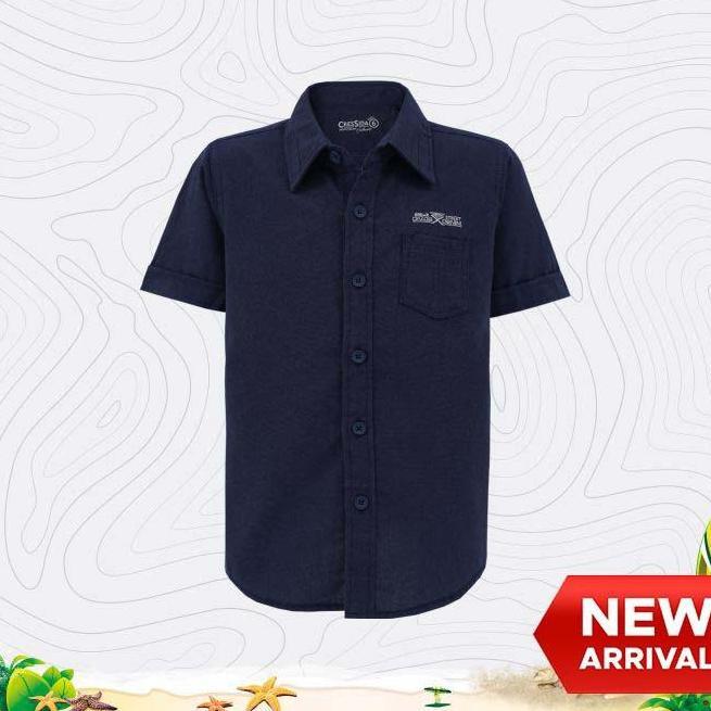 PROMO DISKON - Cressida Kemeja Kids Boy Navy - VB126Y