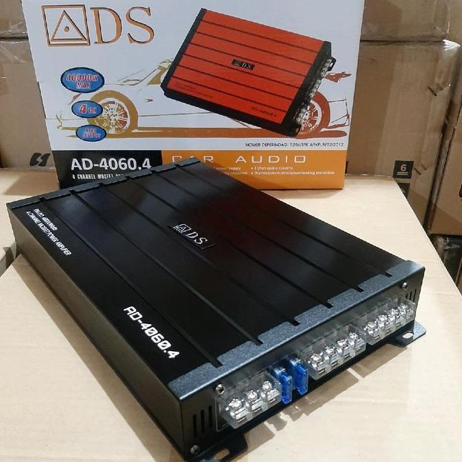 POWER 4 CHANNEL ADS 4060 AMPLIFIER ADS 4 CHANNEL