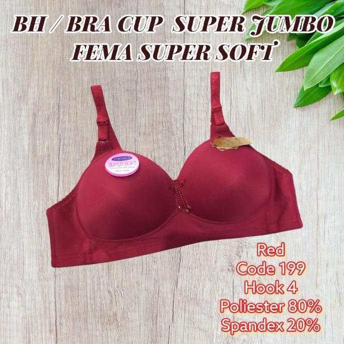 Wkwkwk- Bra Tanpa Kawat Cup Jumbo Cup D // Bh Tanpa Kawat Jumbo Polos