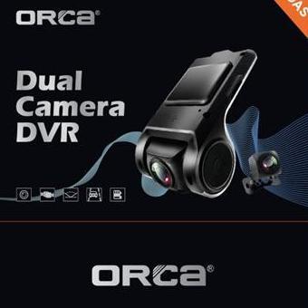 Dvr Dual Camera Orca Car Mobil Kamera Dashcam Ahd