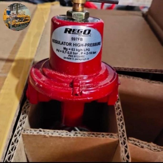 Regulator gas hh pressure Rego 597