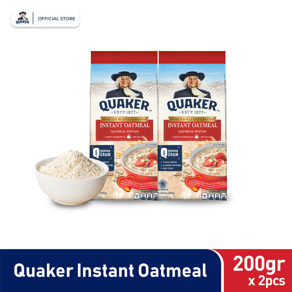 Oatmeal Instan Sereal Gandum 2 x 200 Gram