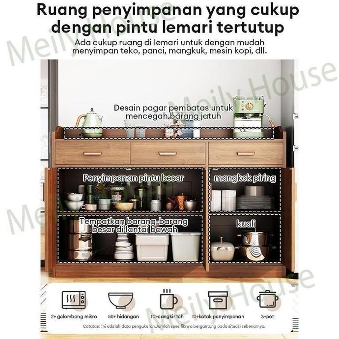 JIJI_1 Terbaru Murah Rak Dapur/Lemari Dapur/ Rak Oven/ Rak Microve Dapur Susun Minimalis/ Bumbu Dapu