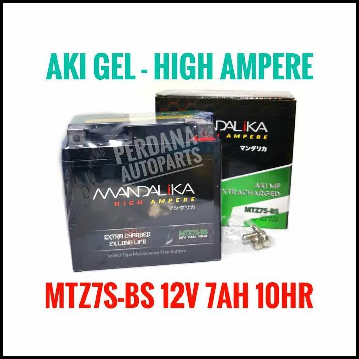 HOT DEAL AKI MANDALIKA MF GEL MTZ7S-BS 12V 7AH (= GS GTZ7S) 