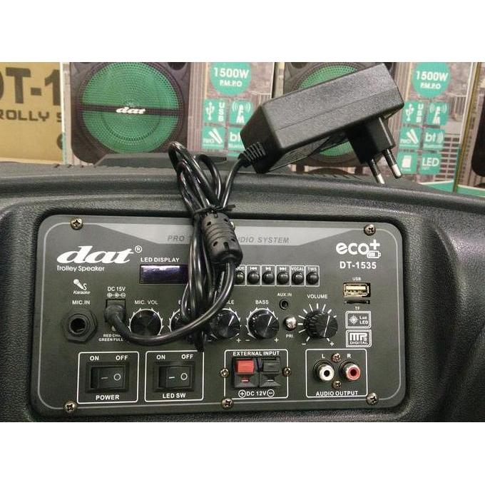 Power Supply Adaptor Charger Speaker Portable DAT DT 1535 /DT 1535 ECO