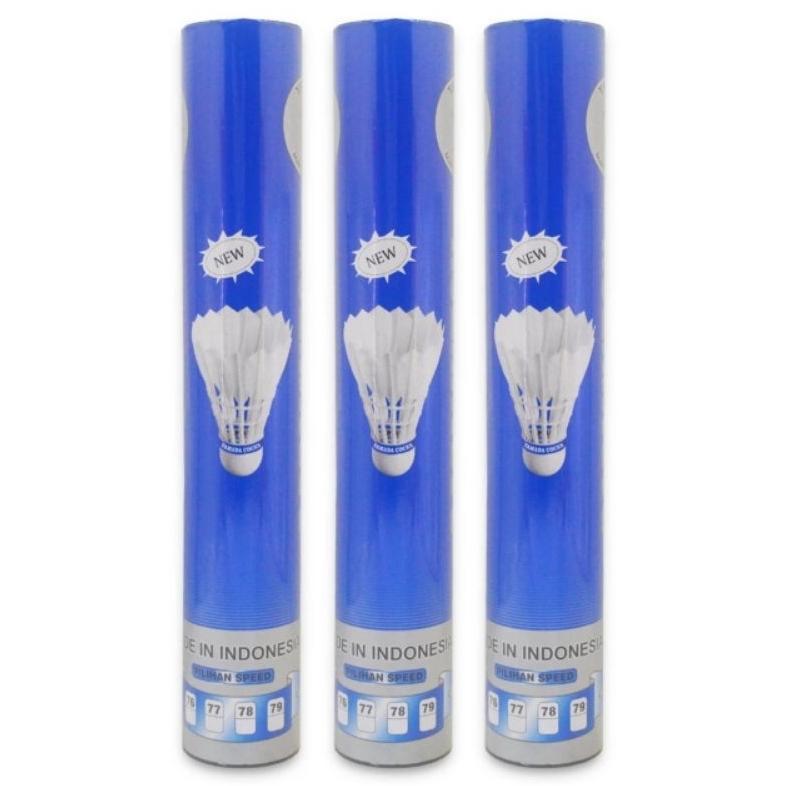 Termurah ( Isi 12 Pcs ) Kok Badminton/Bulutangkis Shuttlecock/Kok Yamada Biru