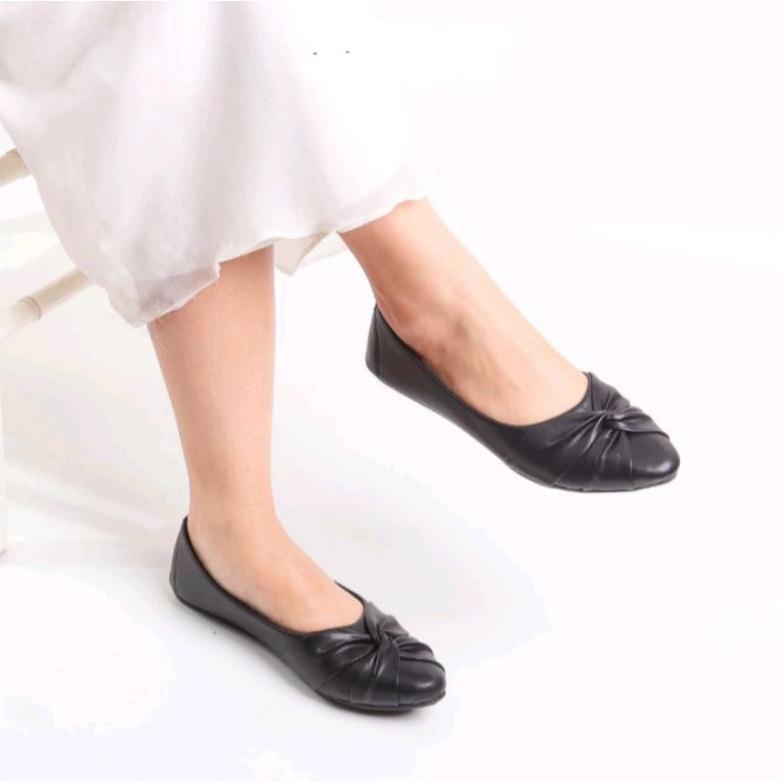 Terlaris Clavio Tania Flatshoes Sol Karet Anti Licin