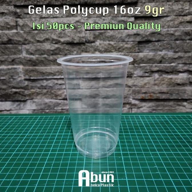Gelas PP Polycup 16oz Isi 50pcs