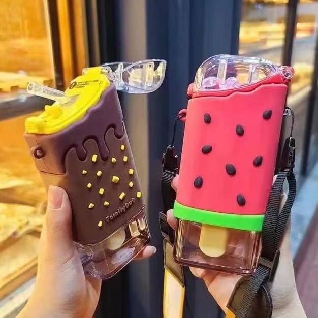BOTOL MINUM ANAK ICE CREAM 300ML ES KRIM