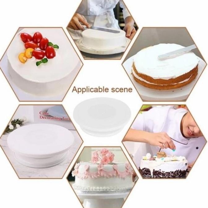 meja putar kue tart - tatakan dekorasi kue