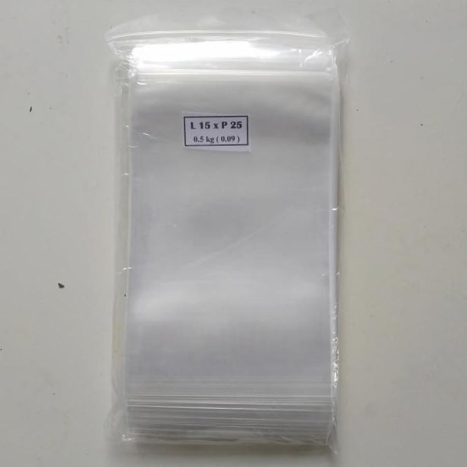 Plastik Klip PP Tebal 15x25 ketebalan 0.0