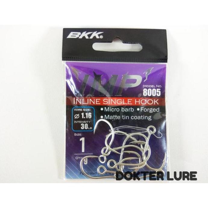 Hook BKK IMP 8005 Inline Single Hook size1 30lb