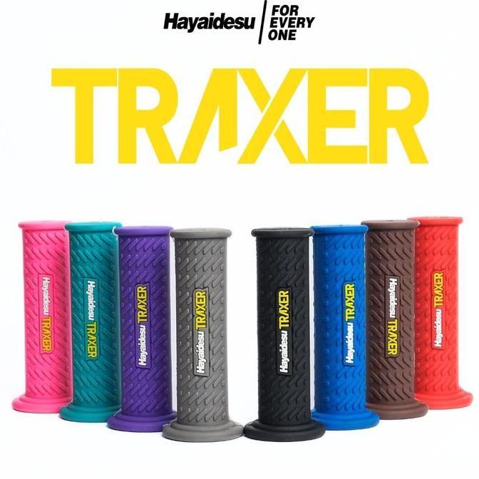 Hand Grip Stang Motor Trail & Supermoto Traxer Hayaidesu (Kanan & Kiri)