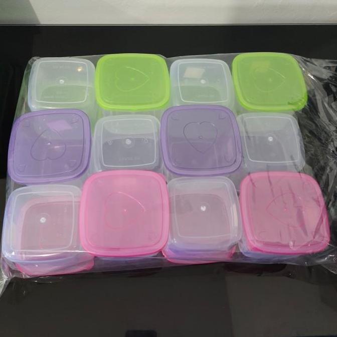 Toples Plastik Kotak Lovina 500 mL
