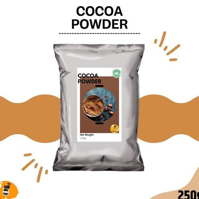 Cocoa Powder 250Gr Dark Cocoa Powder Topping Coklat Bubuk Dark Cocoa Powder