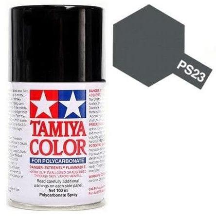 TAMIYA POLYCARBONATE PS-23 GUN METAL SPRAY PAINT