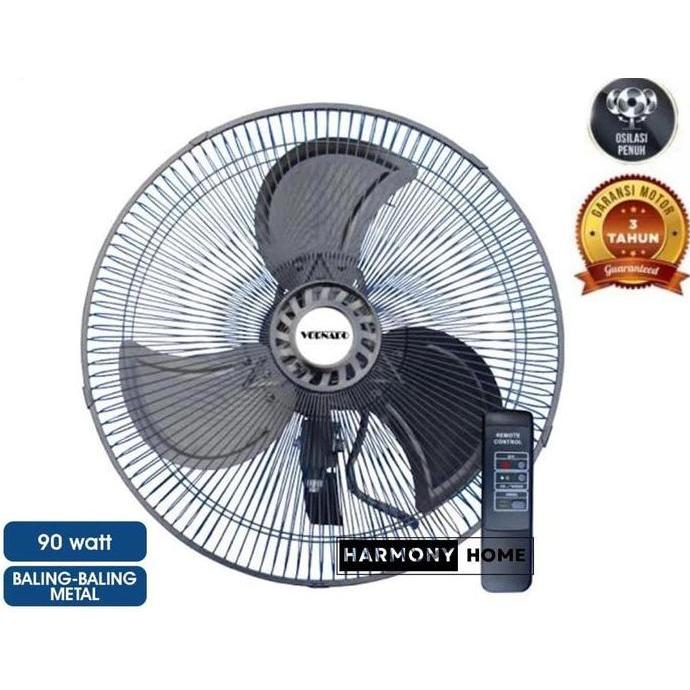 Kipas Angin Dinding Tornado Vornado 16 - 18 Inch + Remote Control - Murah.