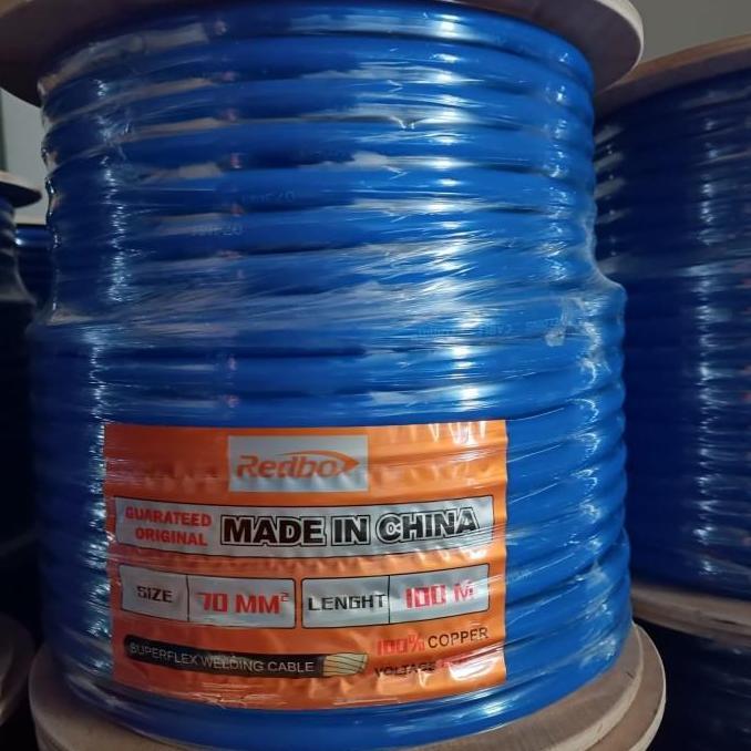 Kabel Las 25Mm Biru Kabel Las Listrik Biru Redbo Kabel Las Redbo Biru