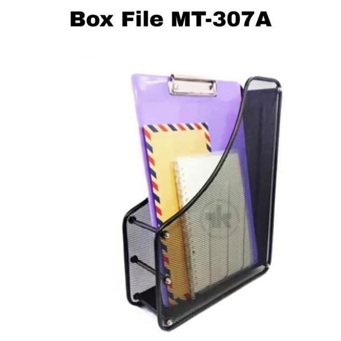 Stack- Bos Box File Besi 1Susun/Box Keranjang/Box Dokumen/Book Organizer/Rak