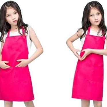 celemek anak / celemek masak anak / apron anak