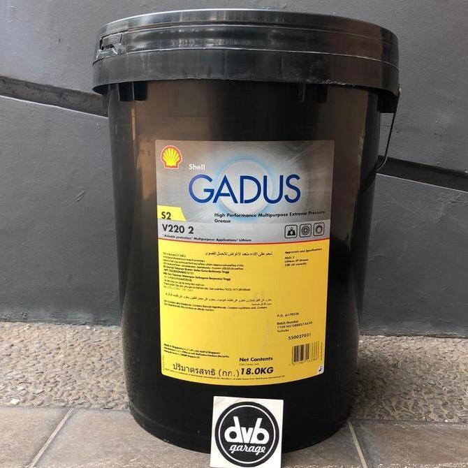SHAKIMZ Shell Gadus S2 V220 2 Grease - Kemasan Pail 18kg Gemuk