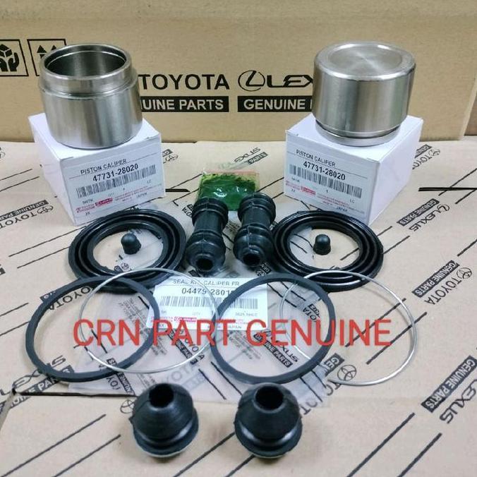 HAYVEZZA PISTON CALIPER DEPAN 2PC + CALIPER KIT PISTON 1SET TOYOTA KIJANG 5K / 7K KIRI KANAN 1SET