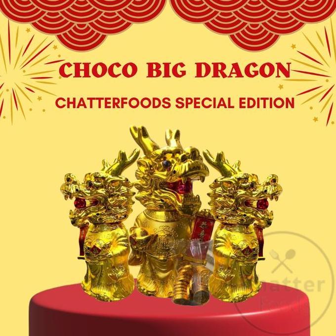 COKELAT NAGA IMLEK EMAS / CHOCO BIG DRAGON ISI COKELAT KOIN EMAS