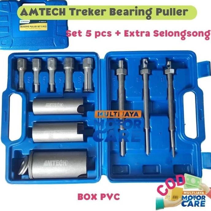 IKFOICI Treker Bearing Puller Set 5 pcs - Treker Bearing Tanam - Treker Lepas Bearing Dalam - BEARIN