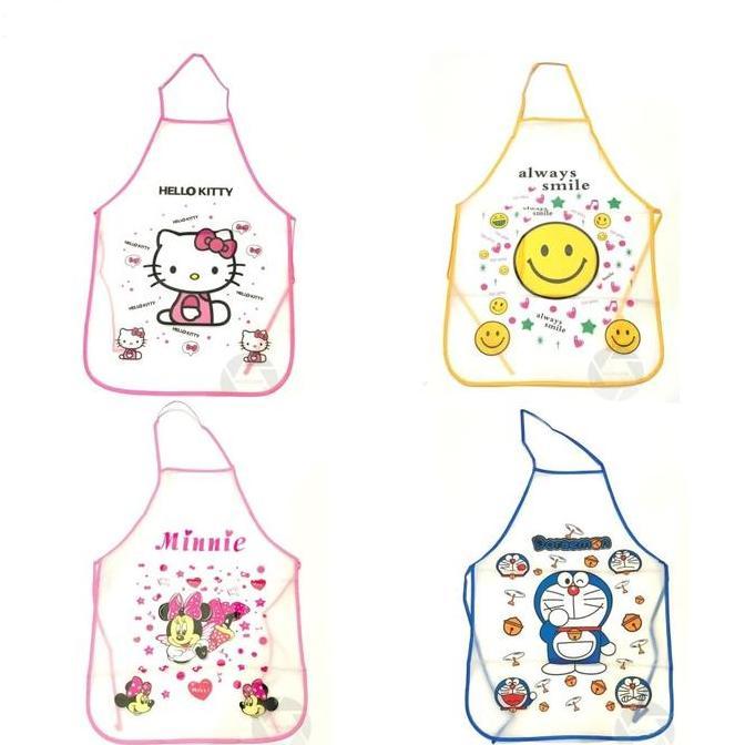 CELEMEK ANAK KARAKTER - APRON ANAK - CELEMEK ANTI AIR