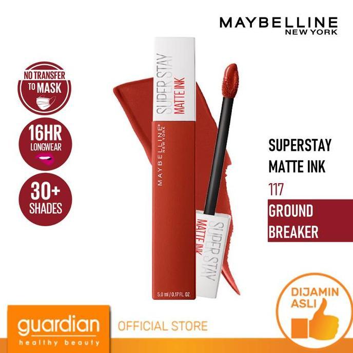 Lipstudio- Maybelline Superstay Matte Ink 117 Ground Baker 5Ml